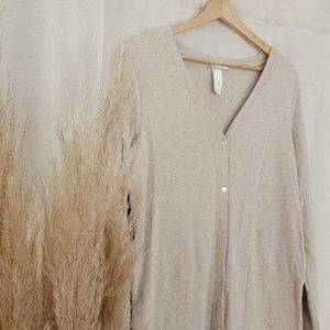H&M button down sweater dress